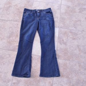 Democracy Boot Cut Jeans Dark Blue Size 14